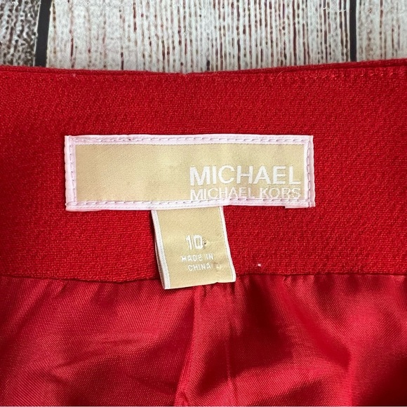 MICHAEL Michael Kors Red Blazer 10 - Picture 4 of 7